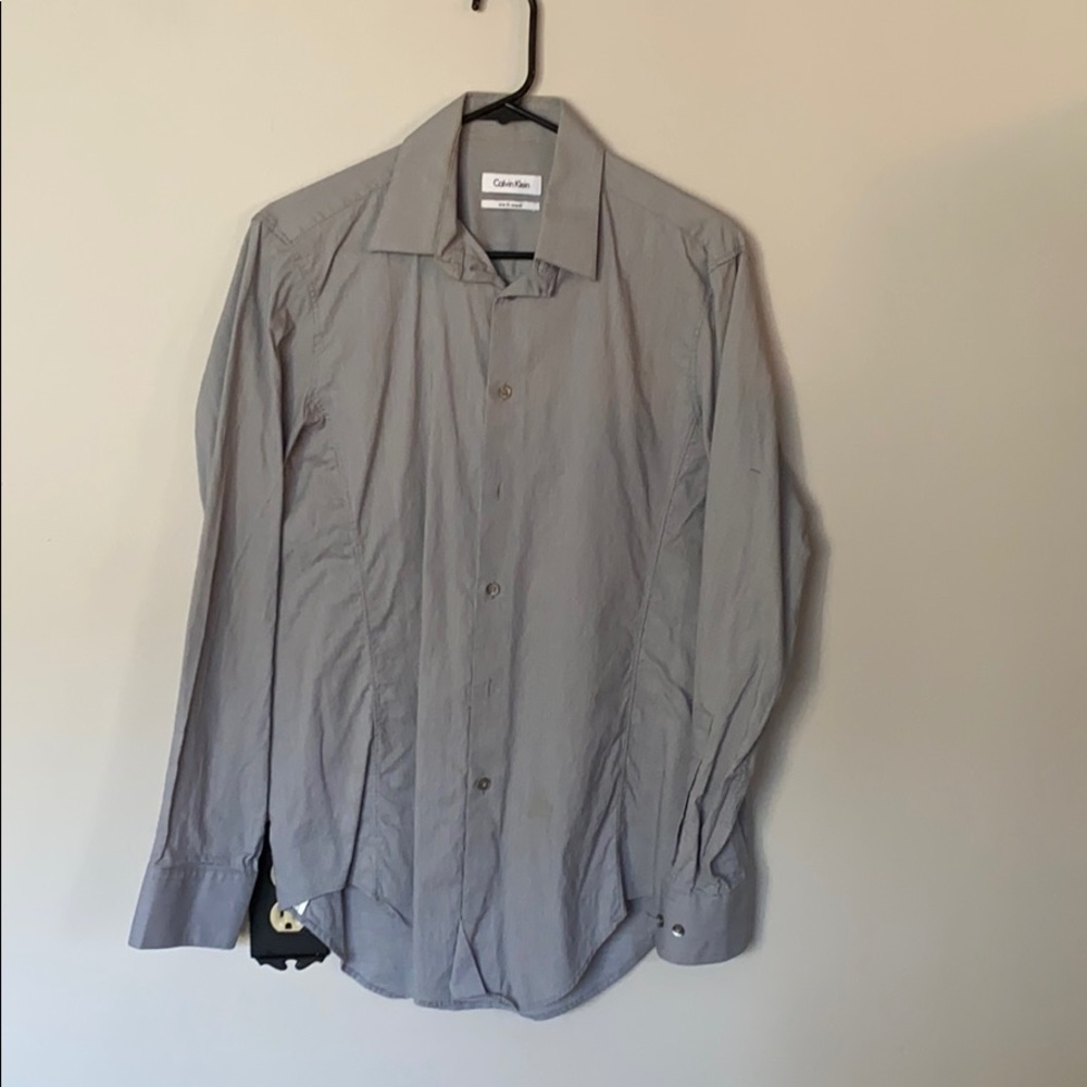 Calvin Klein slim fit stretch button down